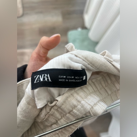 Zara Men’s Linen Pants in 100% Linen - Size Medium - Picture 10 of 14